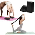 thumbnail image 1 of High Density EVA Yoga Blocks Set of 2 with Stretch Strap, Foam Fitness Bricks, Non-Slip Exercise Support for Yoga, Pilates, Home Training, 1 of 4