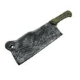 thumbnail image 1 of High Density Foam Bloody Cleaver Costume Accessory Movie Prop Fake Kitchen Tool Butcher Knife Cosplay LARP Weapon, 1 of 5