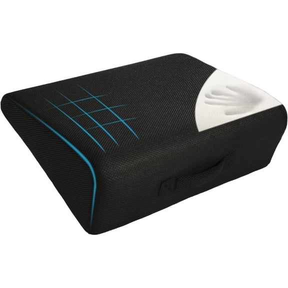 High Density Foam Car Seat Cushions for Short People,Car Booster Drivers,Ultra Thick Adult Driving,Wedge Cushion 6" Thickness, Mesh Cover