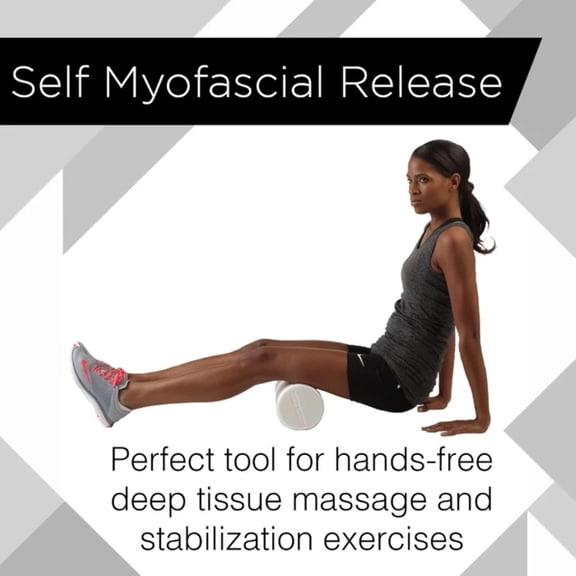 High Density Foam Roller for Full Body Use, Home Gym Favorite, Relieves Tight Muscles & Aids Pre-Workout Warm-Up for Fitness Users