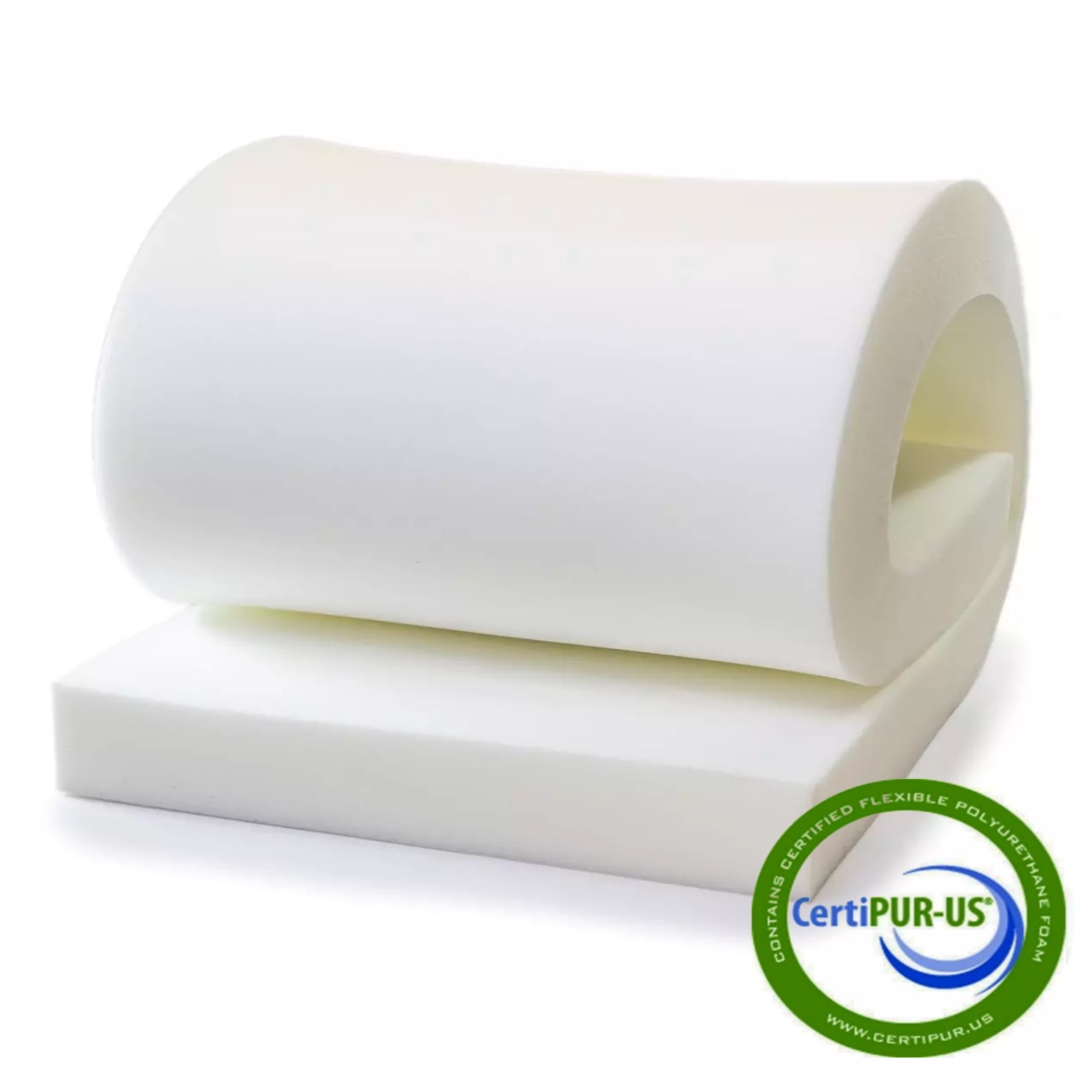 Cushion Foam Rubber Replacement Polyurethane Upholstery White Firm