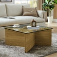 thumbnail image 1 of Coffee Table with MDF and Glass | Easy to Maintain, Suitable for Entertaining at Home, 1 of 6