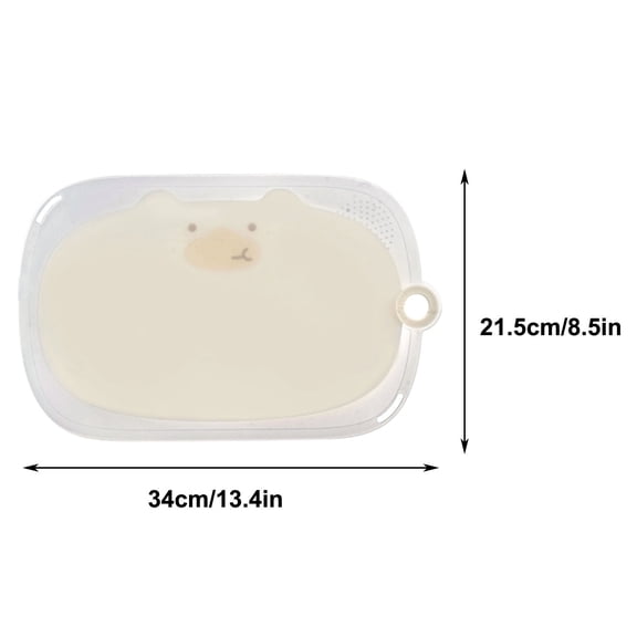 High-Density Plastic Cutting Board with Built-In Handle - Easy to Clean, Non-Slip Chopping Board for Kitchen - BPA-Free Small Cutting Board and Dishwasher Safe Design(Small, 5.9X9.8inch)