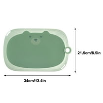 High-Density Plastic Cutting Board with Built-In Handle - Easy to Clean, Non-Slip Chopping Board for Kitchen - BPA-Free Small Cutting Board and Dishwasher Safe Design(Small, 5.9X9.8inch)