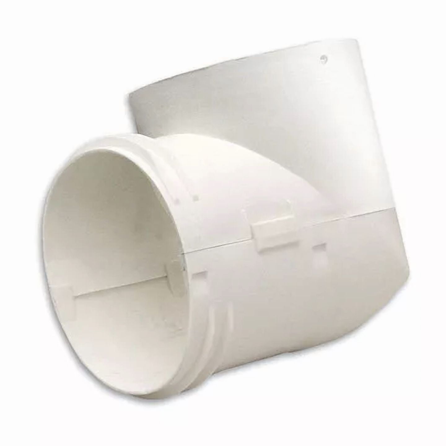 High-Density Plastic Dryer Vent Elbow Connector - 4" 90 Degree Leakproof Flexible Design for Dryer Duct Exhaust Vent Pipe (Model D2DPX)