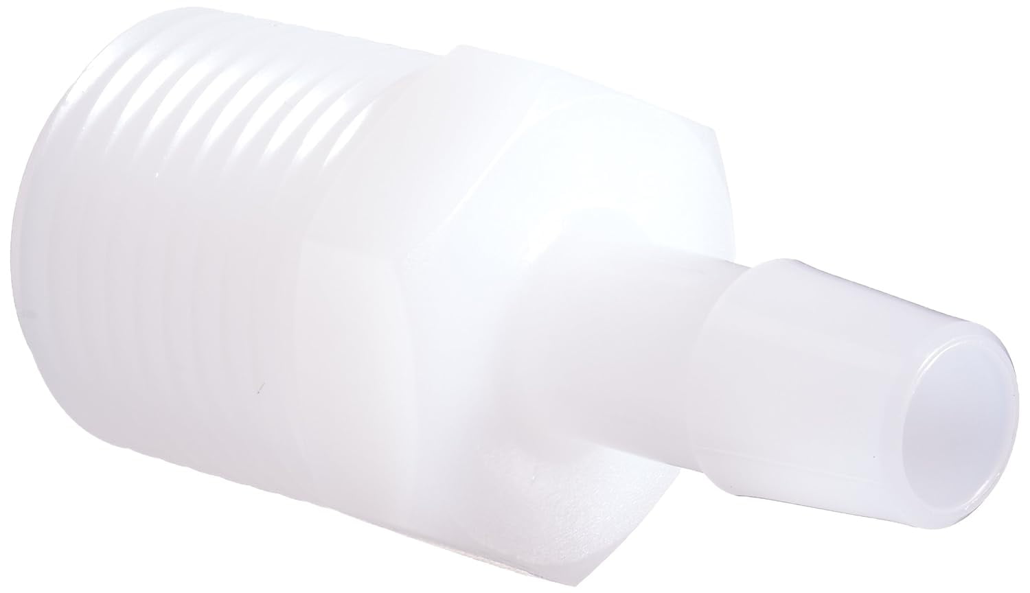 High Density Polyethylene Adapter Fitting, 1/214 NPT to 3/8" Hose Barb