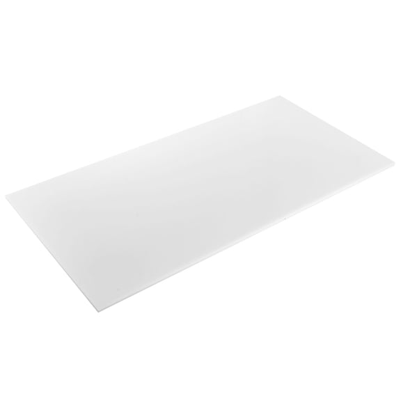 High-Density Polyethylene HDPE Plastic Sheet,24x48 Inch,1/2 Inch Thick,Customizable for DIY Crafts and Industrial Use,White.
