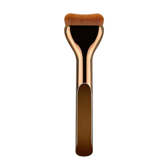 High-Density Soft Bristle Tongue Shape Foundation Brush For Even Flawless Makeup Application