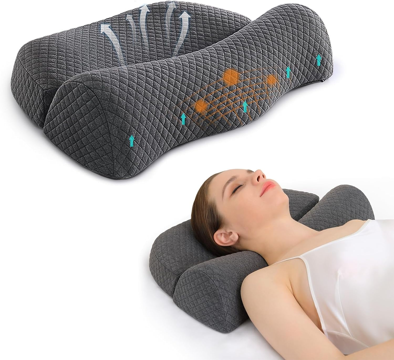 High Density Space Cervical Memory Foam Pillow, Contour Pillows for