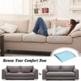thumbnail image 1 of High Density Trapezium Foam Sofa Cushion Support Insert, Soft Comfort Upgrade for Sagging Seat Pads, Durable Foam Cushion Core for Chairs, Sofas & Lounges, Relieves Pressure Points, Blue, 1 of 5