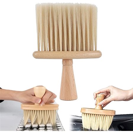 High Density Ultra Soft Detail Brush,Detail Brushes Car Detailing,Multifunctional Car Interior Dust Brush,for Car Interior and Deep Cleaning Keyboard (A)