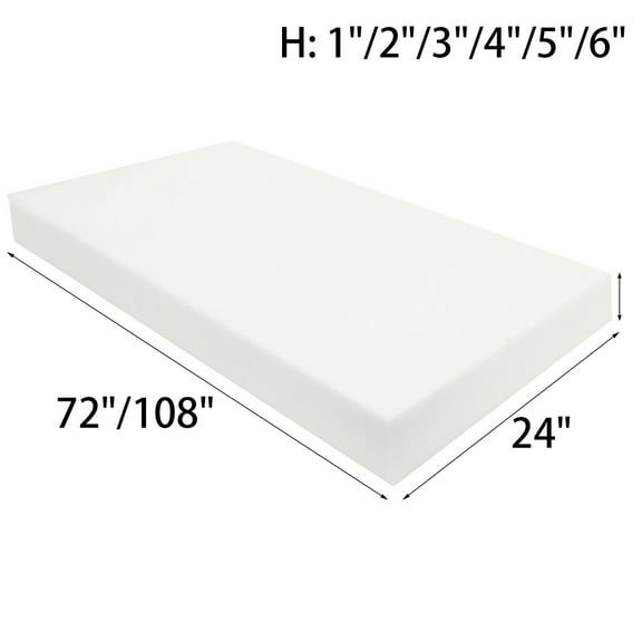 High Density Upholstery Foam Seat Sofa Cushion Replacement Sheets Foam Padding