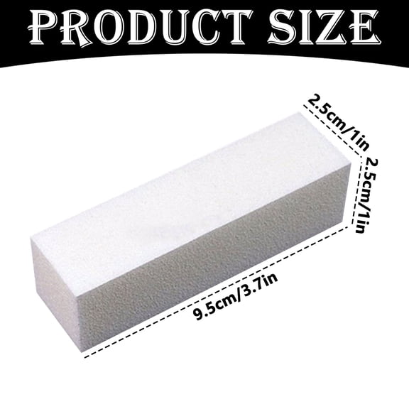 High Density White Sponge Blocks, Multi-Purpose Cleaning Buffering Pads, Shockproof Packaging Filler, Soft Non-Abrasive, Set of 5, Sponge 5 Pcs