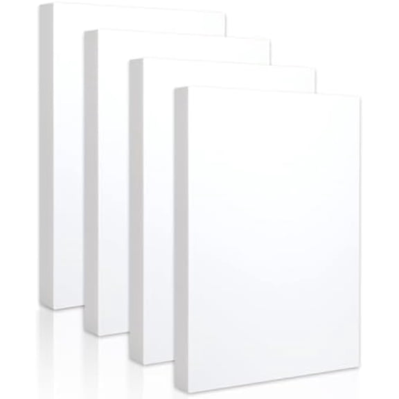 High Density XPS Foam Board, 4 Pack, 15.6x11.7x0.79in | Polystyrene Craft Foam Sheets, Rigid and Easy to Shape, DIY Modeling Art Projects, Cosplay Prop Production, Carve,Insulation