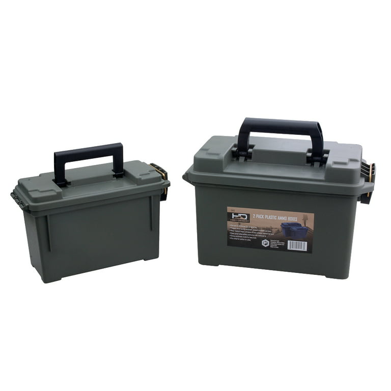 High-Desert 2 Pack Plastic Ammo Boxes 