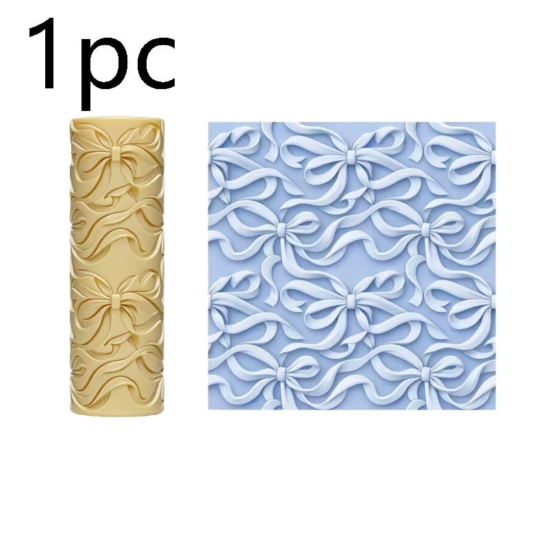 High Detailed Ribbon Texture Roller | Handmade Ceramics and Polymer Clay Tools | A must-have for DIY crafts