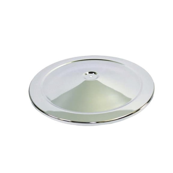 High Dome Air Cleaner Lid 14 in. Round Steel Chrome