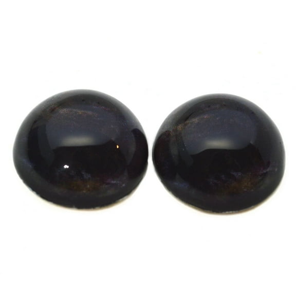 High Domed Dark Deer Animal Glass Eyes