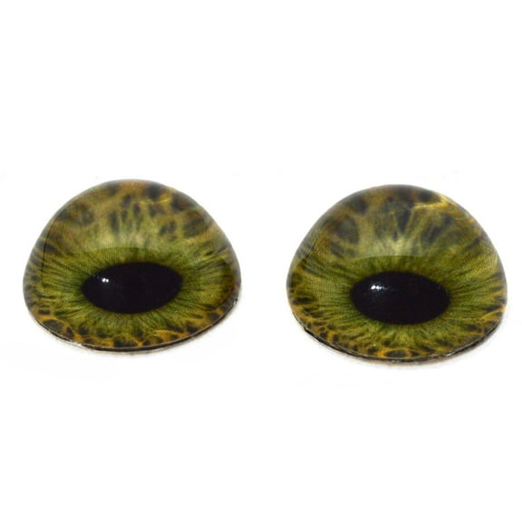 High Domed Hazel Human Glass Eyes