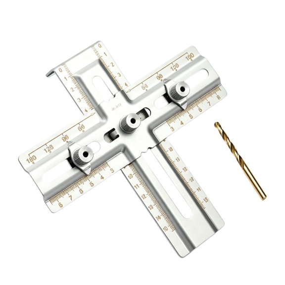 High Drill Guide With 4mm Bit For Handle Installation On Wooden Furniture
