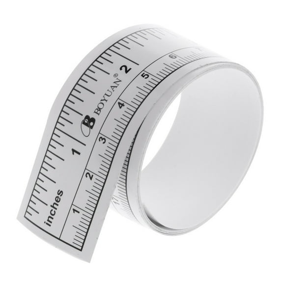 Workbenches Ruler Adhesive Backed Tape Measure Scale Rustproof High Durability Ruler Woodworking Tool