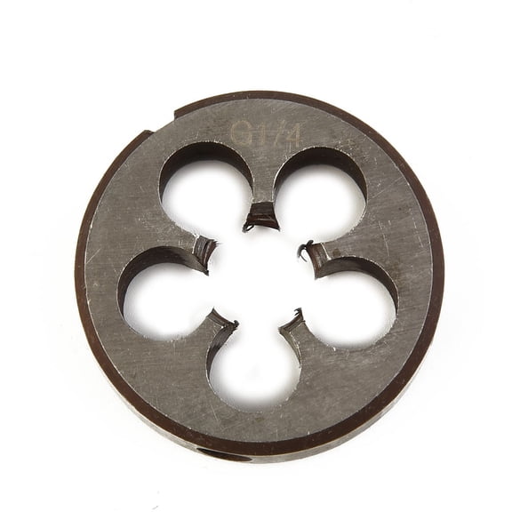 High Duty Pipe Thread Round Dies for BSP 1/8 1/4 3/8 1/2 3/4 HSS High Speed Steel G1/4-19