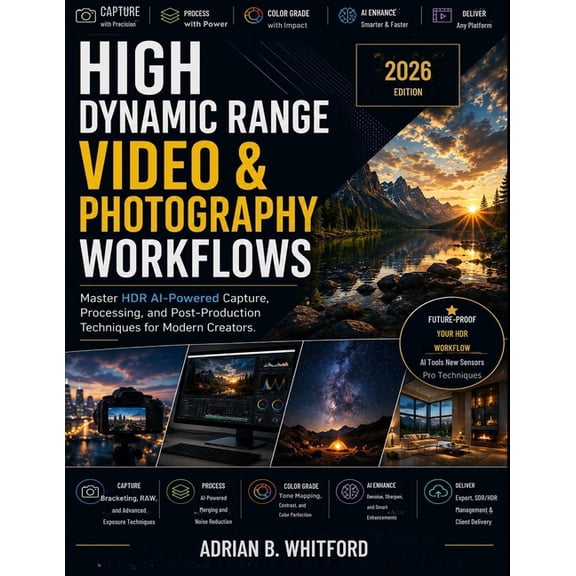 High Dynamic Range Video & Photography Workflows 2026 Edition: Master HDR AI-Powered Capture, Processing, and Post-Produ, (Paperback)