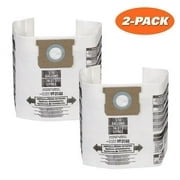 High-Eff. Wet/Dry Vac Dust Bags for 5-8 Gal. Shop-Vac Brand Vacs, 5-10 Gal. RIDGID Vacs, except HD0600, Size B (2-Pack)