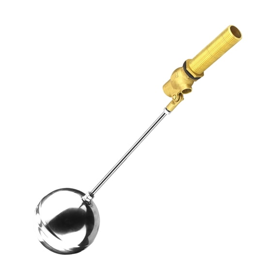 High Efficiency 1/2inch Male Thread Brass Float Valves Cold and Hot Water Tanks Floating Valves Easy to Installation
