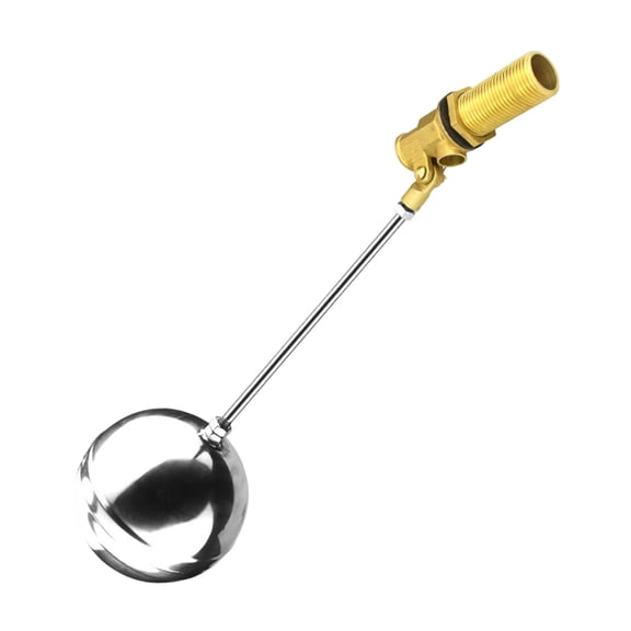High Efficiency 1/2inch Male Thread Brass Float Valves Cold and Hot Water Tanks Floating Valves Easy to Installation
