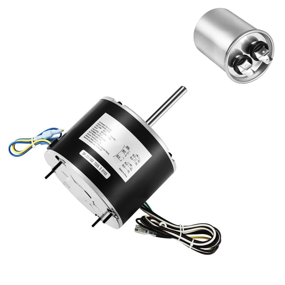 High-Efficiency 1/4HP Capacitor Fan Motor - 825RPM, 208-230V for GE, Lennox & Carrier Units