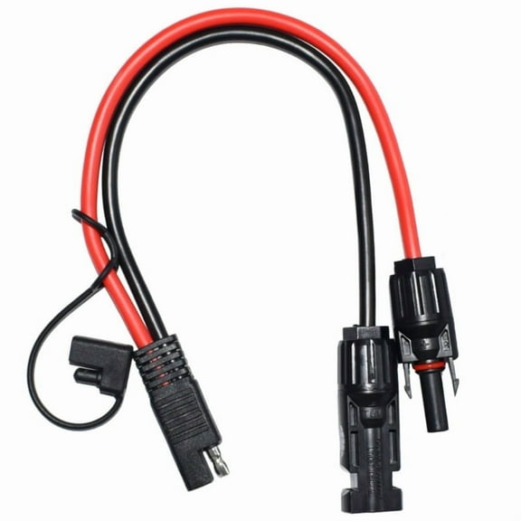 High Efficiency 10AWG SAE to MC4 Male & Female Adapter Cable for Solar Panel RV Connection Low Voltage DC Wiring