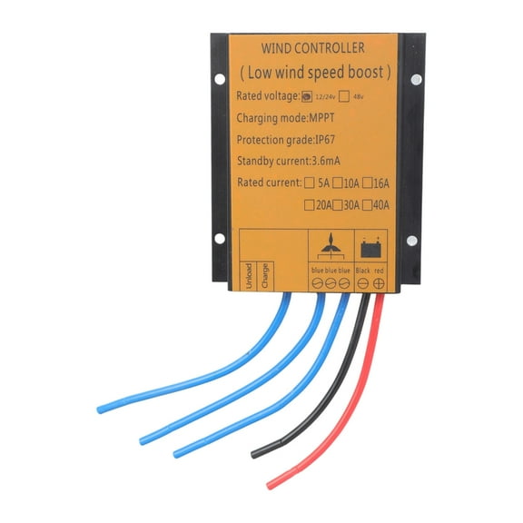 MPPT Wind Generator Controllers 12V 24V 16A High Efficiency Heat Dissipation