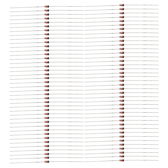 High,Efficiency 1N4148 Diode, Durable Silicon  Aluminum, 500 Count Pack