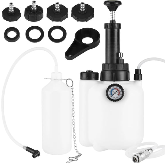 High Efficiency 3 Liter Manual Brake Fluid Bleeding Pumps Set For Safe Brake Systems Care