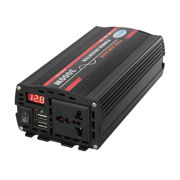 High Efficiency 3000W Pure Sine Wave Power Inverter for Solar Panel, Home,