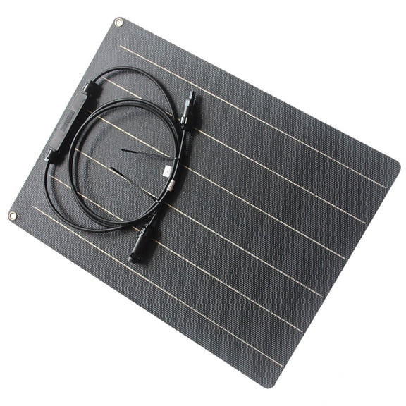 High Efficiency 30W Monocrystalline Solar Charging Panel Super Light for Mobile Devices 12V Systems Outdoors