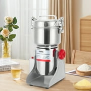 High-Efficiency 3600W Grain Mill, 2.2 lbs Capacity, Stainless Steel, Adjustable 1-5 Min Timer, 50-300 Mesh Grinding, Perfect for Home, Pharmacy, and Labs
