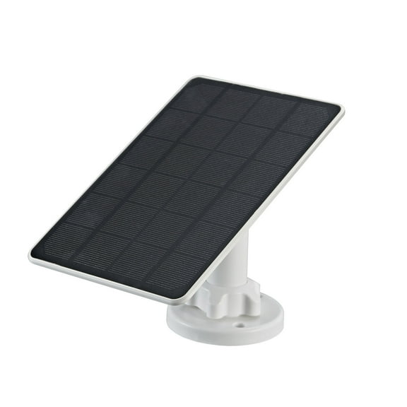 High Efficiency 3W Type C Solar Panel Charger with 360 Rotating Mount for Outdoor Camera Bird Feeder and Smart Doorbell Power Supply
