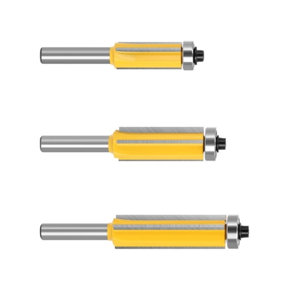 High Efficiency 4 Flute Trimming Router Bit For Wood Carving & Furniture Making
