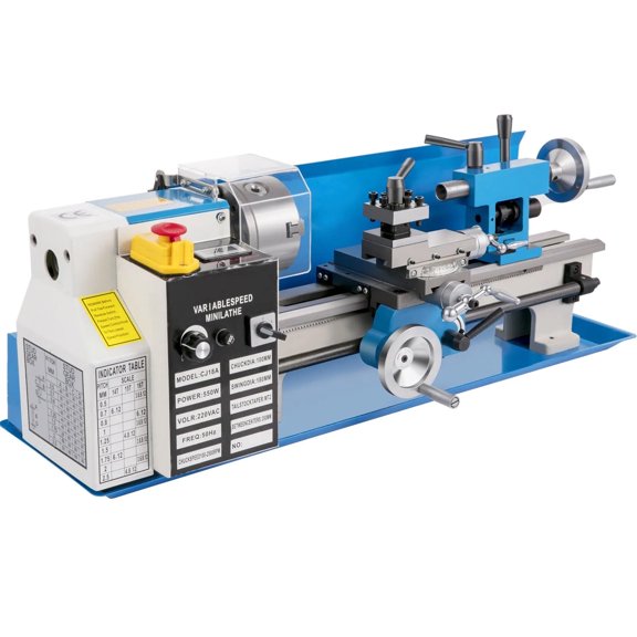 Mini Metal Lathe, Upgraded 7"x 14" Metal Lathe Machine, High Precision Benchtop Lathe, 2500 RPM,for Metal Threading Turning Drilling