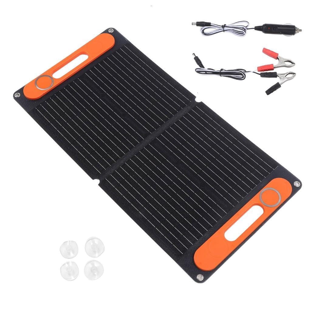 High Efficiency 80W Portable ETFE Solar Panel Double USB Port Folding Solar Panel Battery Charging Device