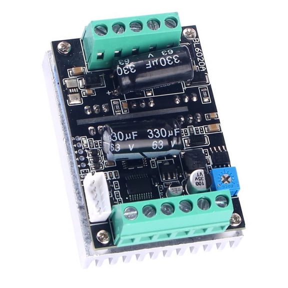 High Efficiency Brushless Motor Controller 60V 500W Hall Sensors Required 0-5V And PWM2-5V Control For 3D Printer