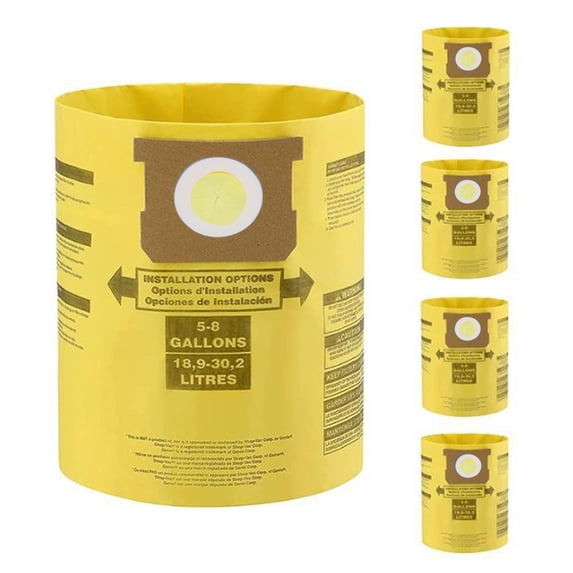 High-Efficiency Double-Layer Vacuum Cleaner Dust Bags Universal Fit Traps Fine Dust And Allergens HEPA Style Replacement Bags For Deep Cleaning Spring Allergy Relief Multi-Pack