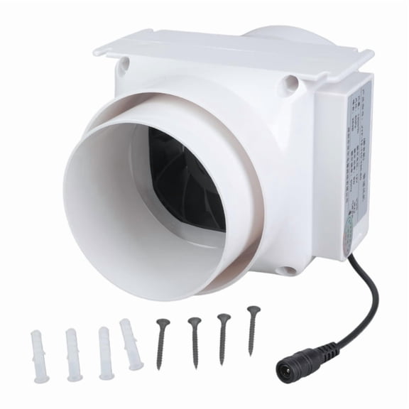 High Efficiency Duct Ventilation Exhaust Fan For Dog Pet House Kitchen Air Circulation In Grow Tents, Hydroponic Systems