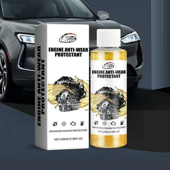 High-Efficiency Engine Wear Protector 100ml - Reduces Noise & Oil Consumption | Anti-Shake Formula for Gasoline/Diesel Engines