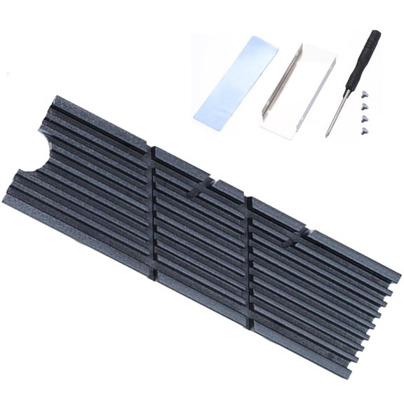 High Efficiency M.2 2280 NVMe Coolers Aluminum Construction Upgrades Storage