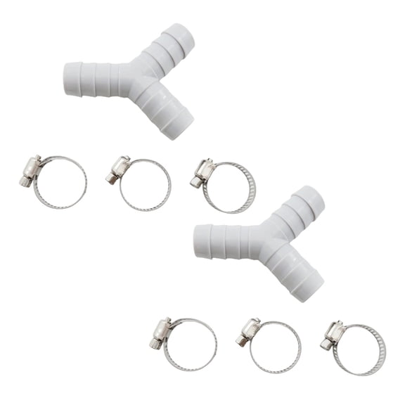 High Strength Plastic Y Type Drain Pipe Extension for Double Appliance Drainage