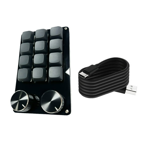 High Efficiency Programmable Macro Keyboards,9/10/12/15Key Mechanical Gaming Keypad for Multimedia and Industrial Use