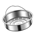 thumbnail image 1 of High Efficiency Steaming Rack with Dense Holes Stainless Steel Steamers Basket Professional Rice Cooker Steaming Tray, 1 of 14